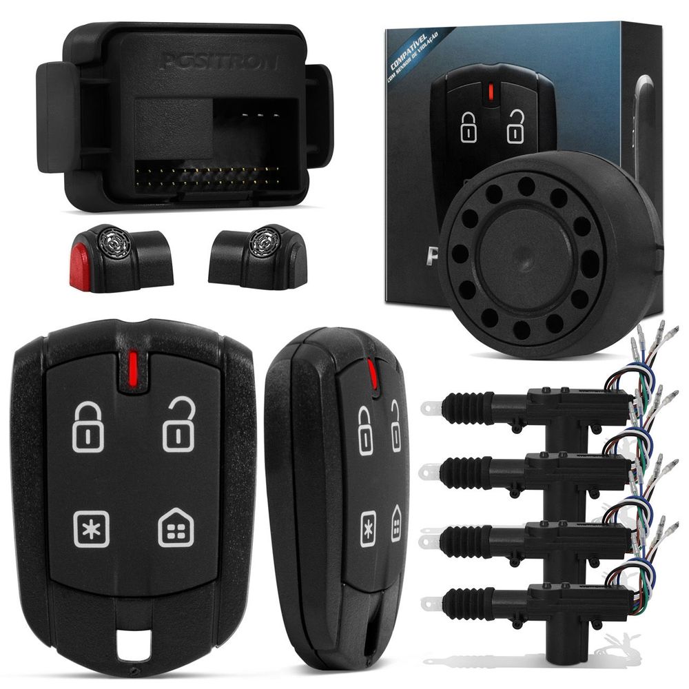 Alarme Pósitron + Trava Elétrica 4 Portas Connect Parts Alarme Pósitron + Trava Elétrica 4 Portas Connect Parts