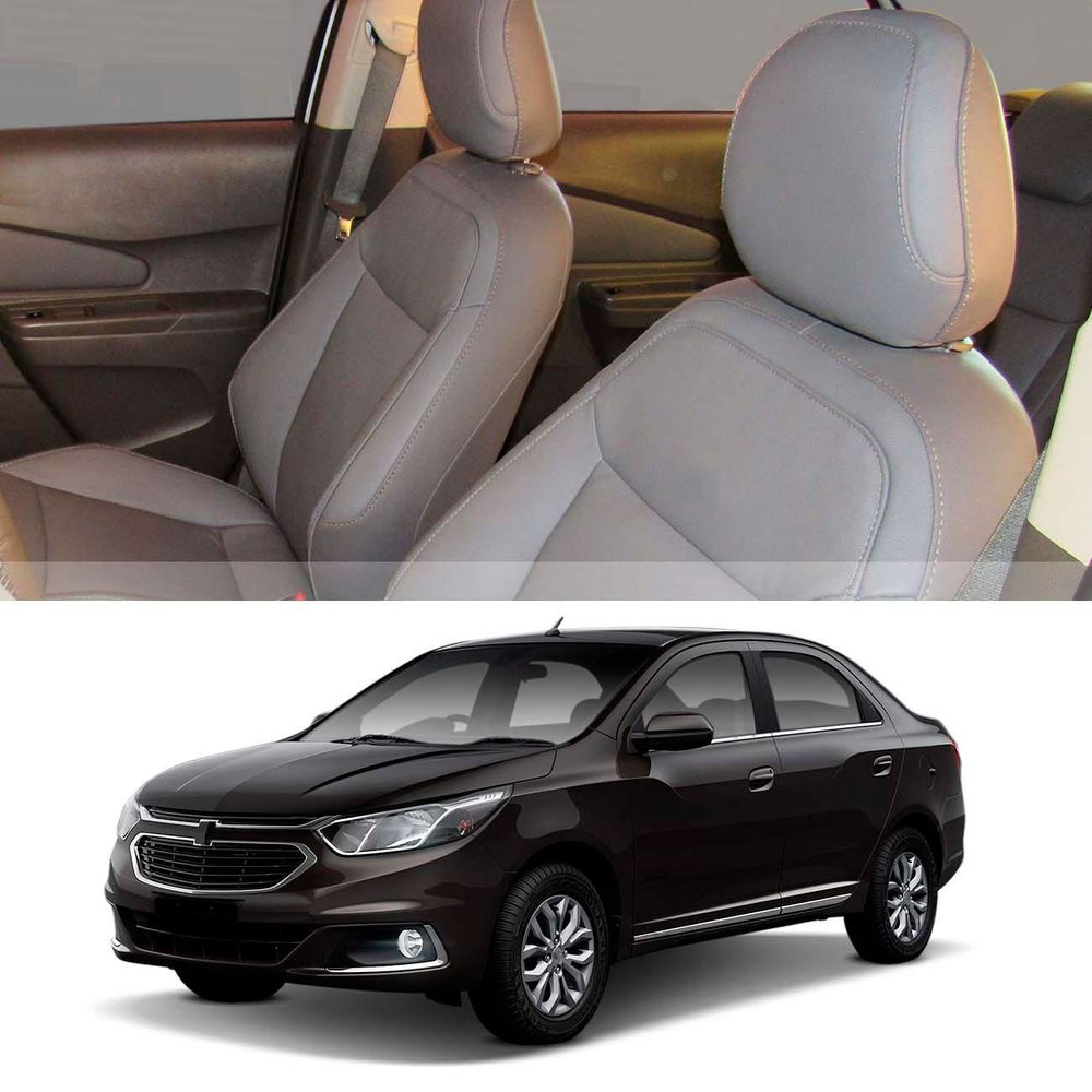 Jogo Revestimento Banco Porta Cobalt 2012 a 2019 Cinza ou Grafite Couro Legítimo Encosto Bipartido Menor preço em Jogo Revestimento Banco Porta Cobalt 2012 a 2019 Cinza ou Grafite Couro Legítimo Encosto Bipartido