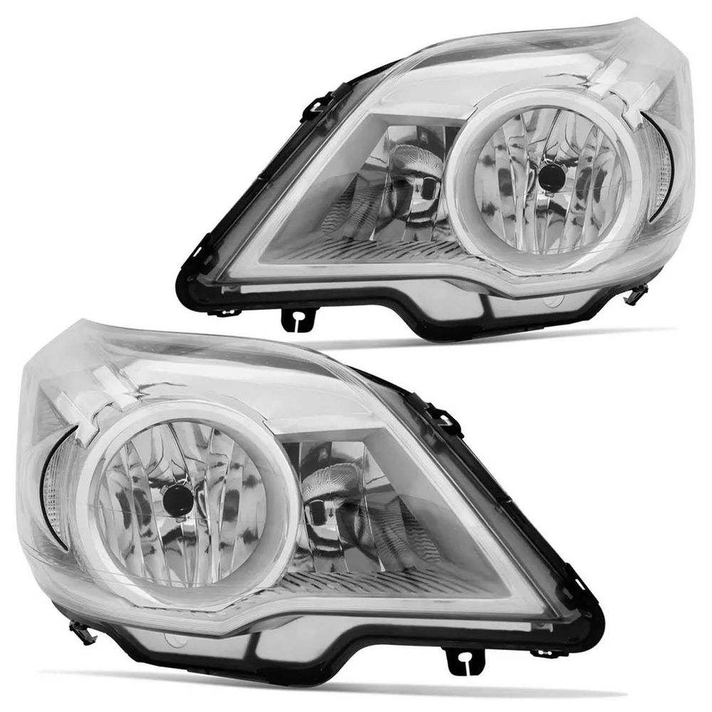 Par Farol Agile 2009 a 2015 Montana 2011 a 2019 Máscara Cromada Foco Duplo Menor preço em Par Farol Agile 2009 a 2015 Montana 2011 a 2019 Máscara Cromada Foco Duplo