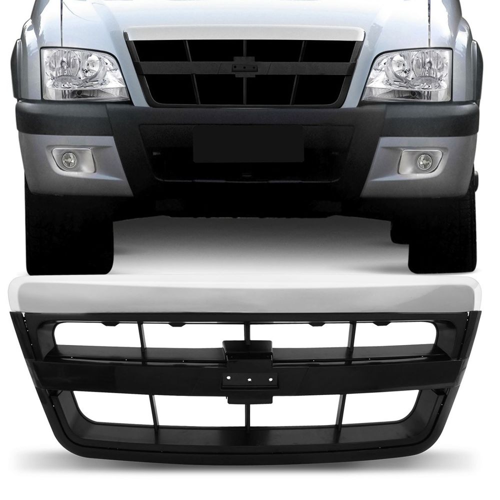 Grade Dianteira S10 Blazer 2010 2011 Serve S10 Blazer 2001 a 2009 Preta Friso Cromado Espaço Emblema Menor preço em Grade Dianteira S10 Blazer 2010 2011 Serve S10 Blazer 2001 a 2009 Preta Friso Cromado Espaço Emblema