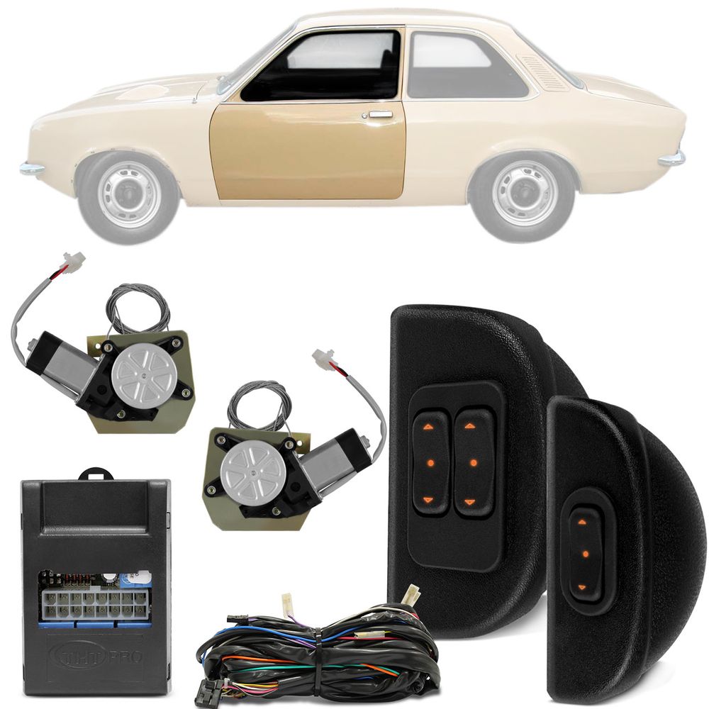 Kit Vidro Elétrico Chevette Marajó 1973 A 1982 2 Portas Sensorizado Sem Quebra Vento VCH1E210 Menor preço em Kit Vidro Elétrico Chevette Marajó 1973 A 1982 2 Portas Sensorizado Sem Quebra Vento VCH1E210