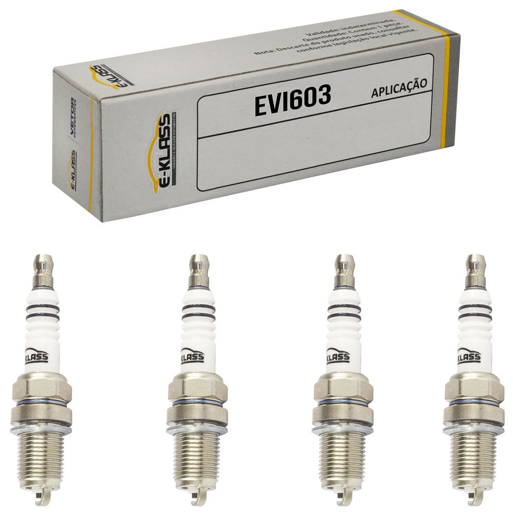 Kit Jogo 4 Velas Chery Cielo QQ 2011 a 2018 Tiggo 2009 a 2015 Peugeot 205 306 1992 a 2002 BCPR6ES Menor preço em Kit Jogo 4 Velas Chery Cielo QQ 2011 a 2018 Tiggo 2009 a 2015 Peugeot 205 306 1992 a 2002 BCPR6ES