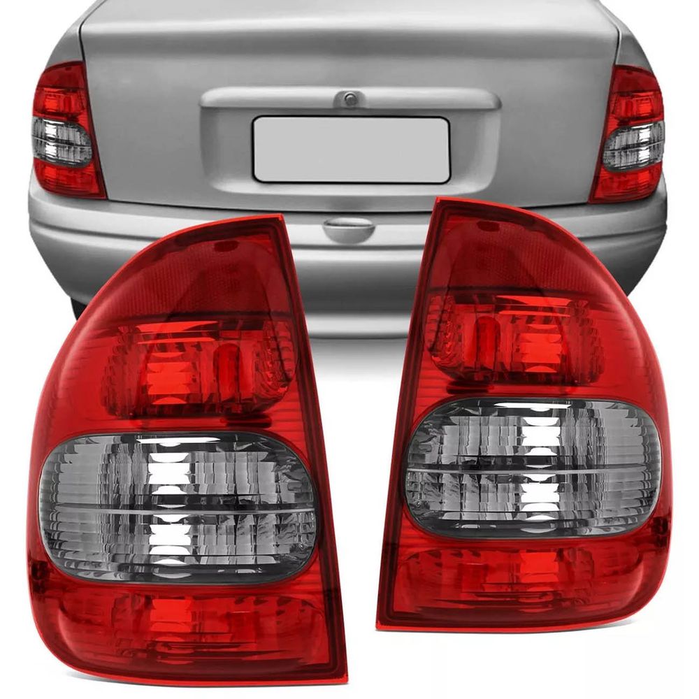 Lanterna Traseira Corsa Sedan 2000 a 2002 Classic 2003 a 2010 Bicolor Fumê Menor preço em Lanterna Traseira Corsa Sedan 2000 a 2002 Classic 2003 a 2010 Bicolor Fumê
