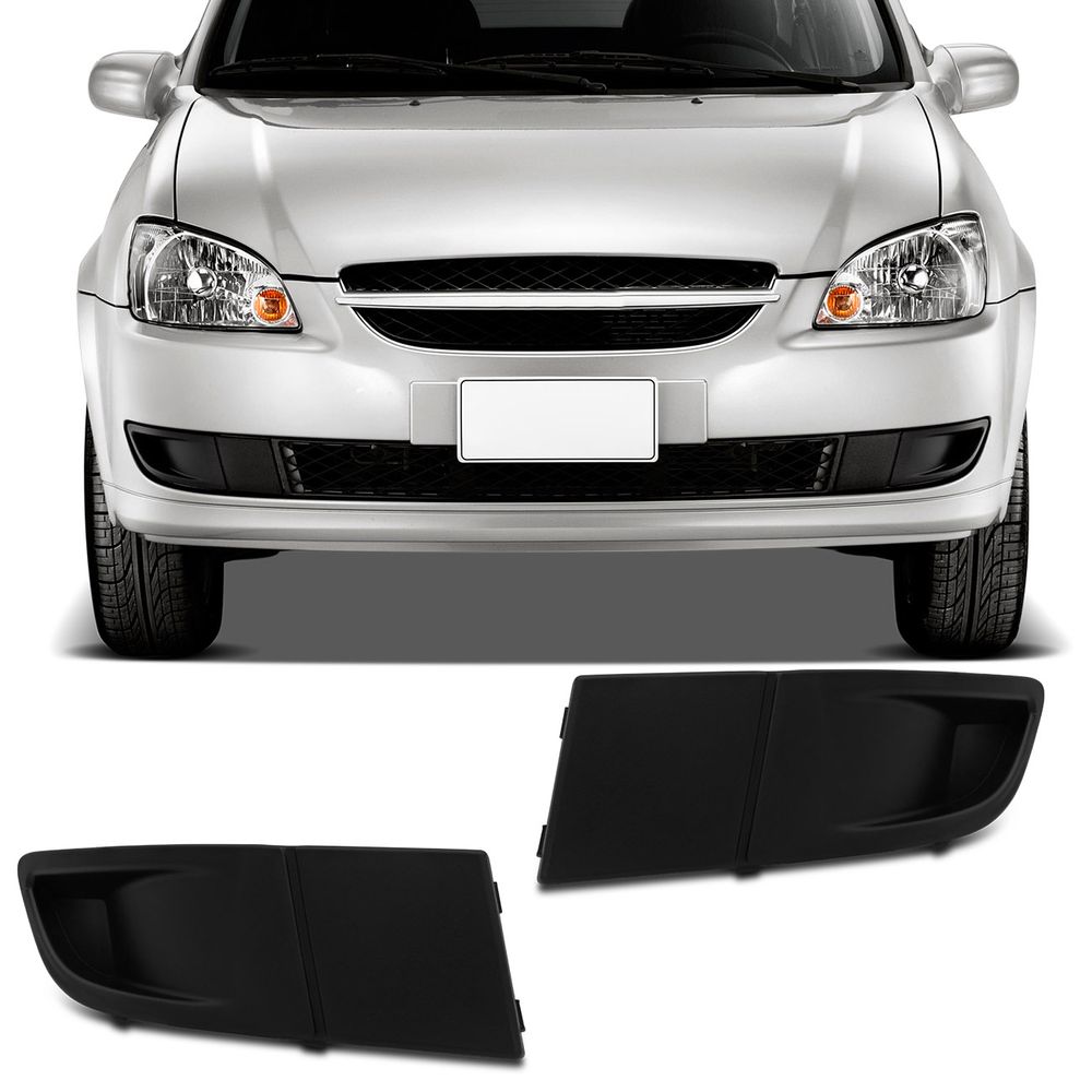 Grade Moldura Farol Milha Corsa Classic 2011 2012 2013 2014 2015 2016 Preto sem Furo Menor preço em Grade Moldura Farol Milha Corsa Classic 2011 2012 2013 2014 2015 2016 Preto sem Furo