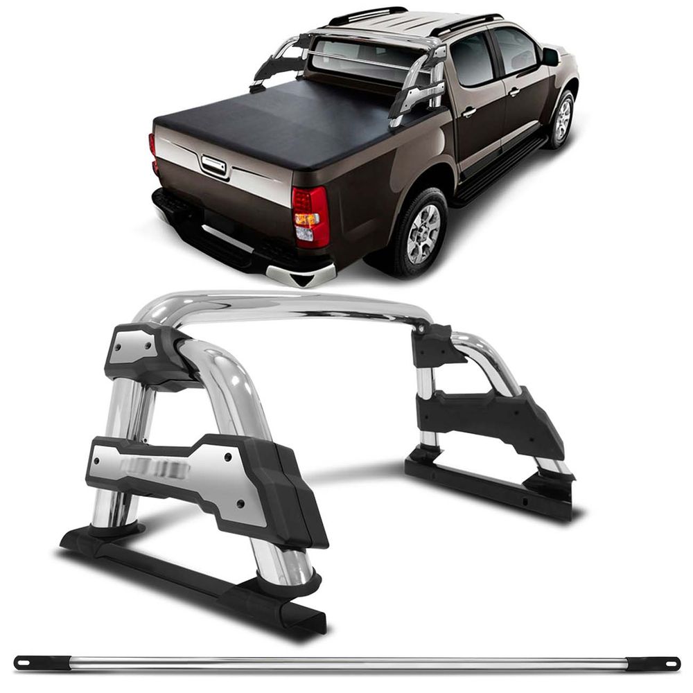 Santo Antônio Track STR Cromado S10 2012 a 2022 com Grade do Vidro Traseiro Cromada Menor preço em Santo Antônio Track STR Cromado S10 2012 a 2022 com Grade do Vidro Traseiro Cromada