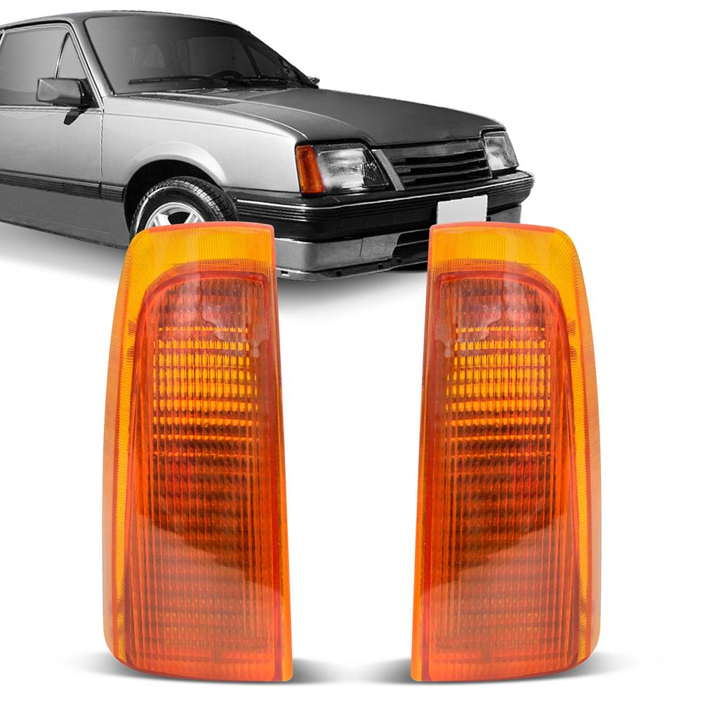 Lanterna Dianteira Pisca Monza 88 89 90 Âmbar Lente Lisa Menor preço em Lanterna Dianteira Pisca Monza 88 89 90 Âmbar Lente Lisa