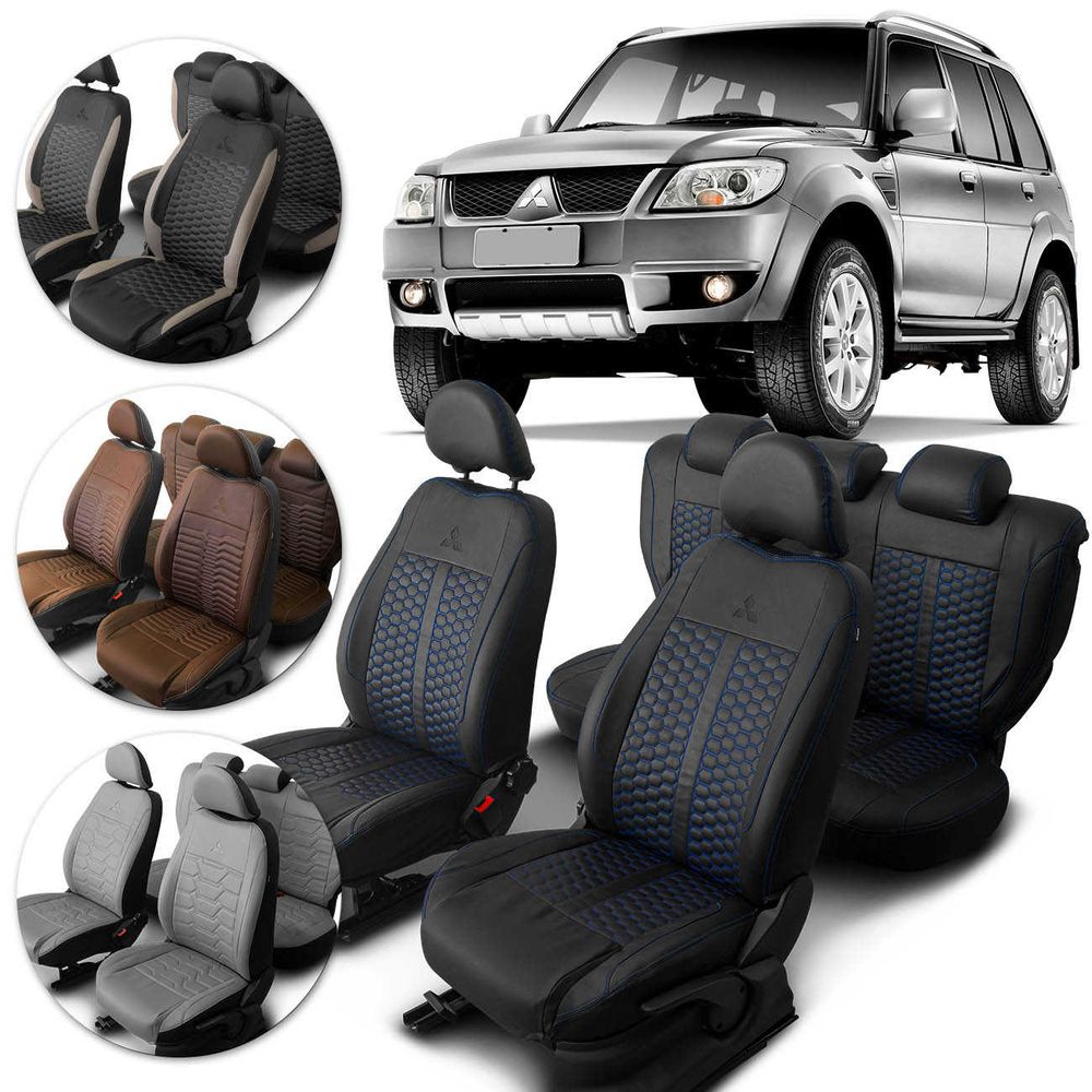 Capa De Banco Premium Pajero TR4 2003 a 2015 Couro Ecológico Modelos Tron Sport Tech Rs Shutt Menor preço em Capa De Banco Premium Pajero TR4 2003 a 2015 Couro Ecológico Modelos Tron Sport Tech Rs Shutt