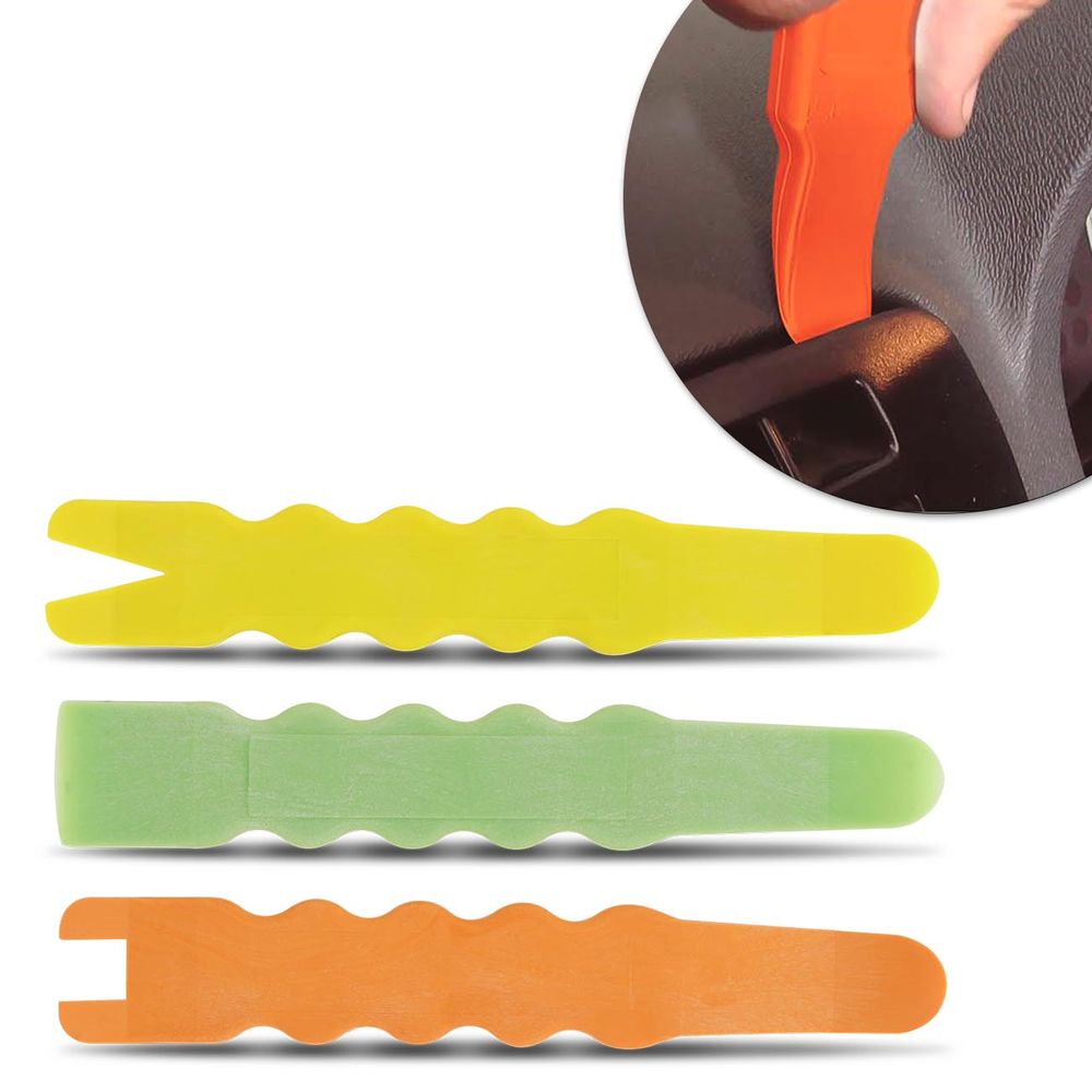 Kit Espátulas Para Desmontar Porta Painéis Internos Grampos Para-choque 3 Peças Menor preço em Kit Espátulas Para Desmontar Porta Painéis Internos Grampos Para-choque 3 Peças