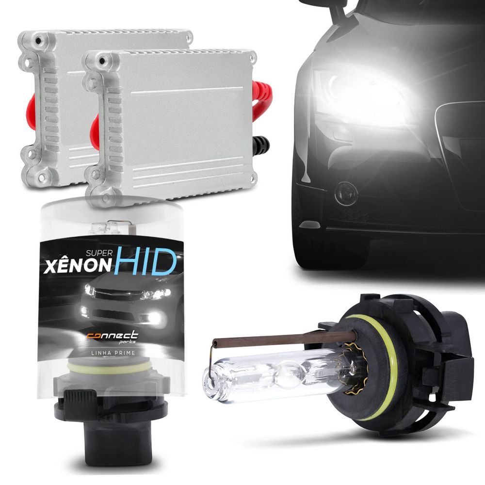 Kit Xênon Completo H1 H11 H16 H27 H3 H4-2 H7 H8 H9 HB3 HB4 4300K 35W com Reator Função Anti Flicker Menor preço em Kit Xênon Completo H1 H11 H16 H27 H3 H4-2 H7 H8 H9 HB3 HB4 4300K 35W com Reator Função Anti Flicker