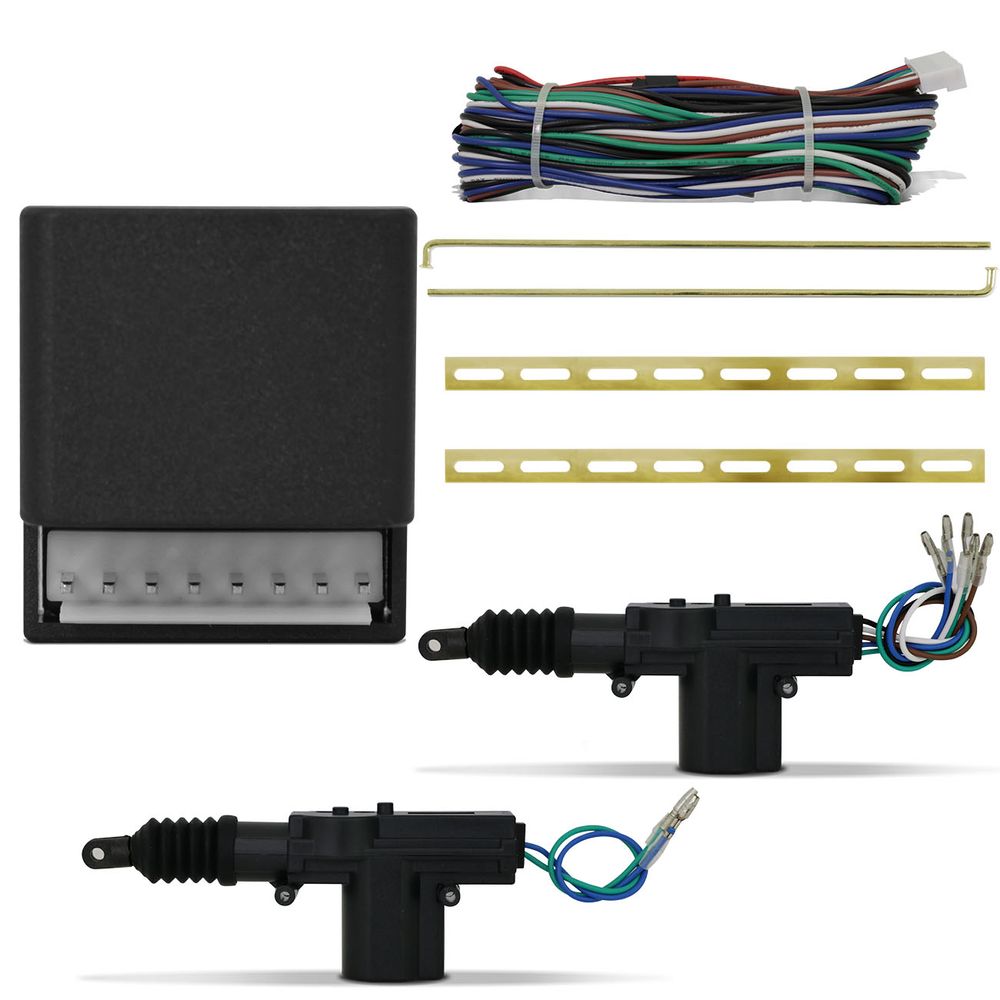 Kit Trava Elétrica 2 Portas Universal Mono Serventia Roadstar RS02BR ES Menor preço em Kit Trava Elétrica 2 Portas Universal Mono Serventia Roadstar RS02BR ES