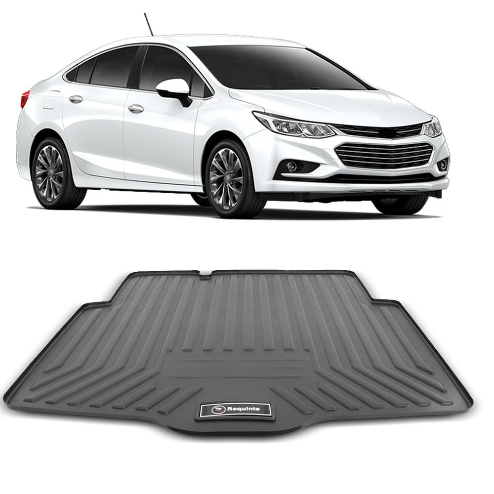 Tapete Porta Malas Bandeja Cruze Sedan 2017 a 2021 Preto Fabricado em PVC com Bordas de Segurança Menor preço em Tapete Porta Malas Bandeja Cruze Sedan 2017 a 2021 Preto Fabricado em PVC com Bordas de Segurança