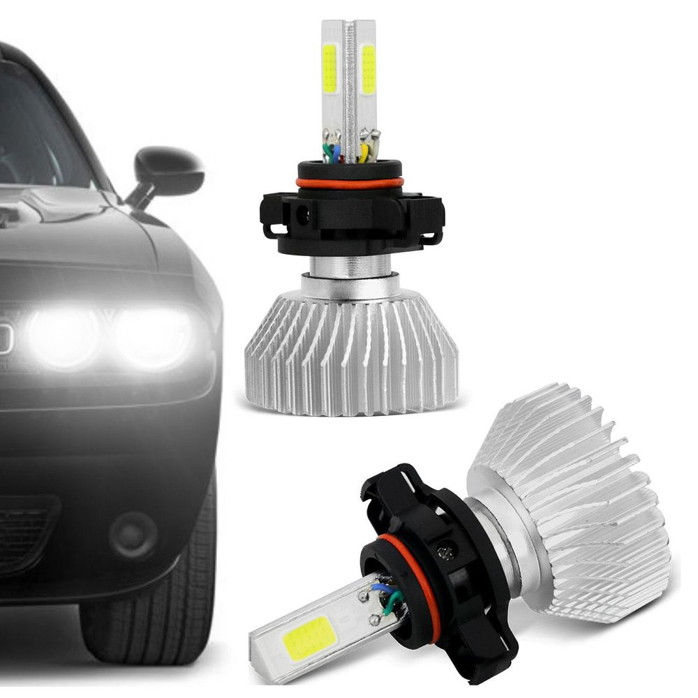 Kit Lâmpada Super LED 3D Headlight H16 6000K 12V 24V 9000LM Efeito Xênon Carro Caminhão Menor preço em Kit Lâmpada Super LED 3D Headlight H16 6000K 12V 24V 9000LM Efeito Xênon Carro Caminhão