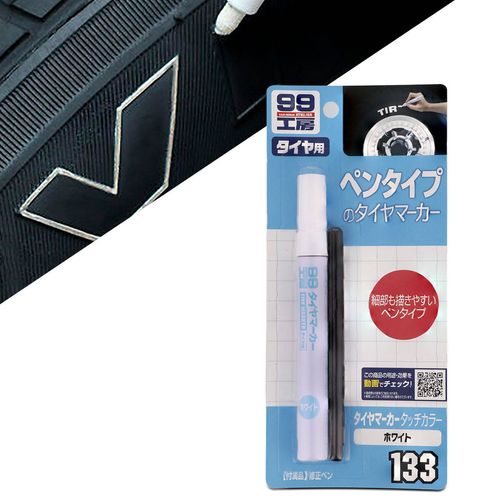 Tinta Para Pintar Letras De Pneu Caneta Para Pneu Soft99 Branca Tire Marker Connect Parts Mobile