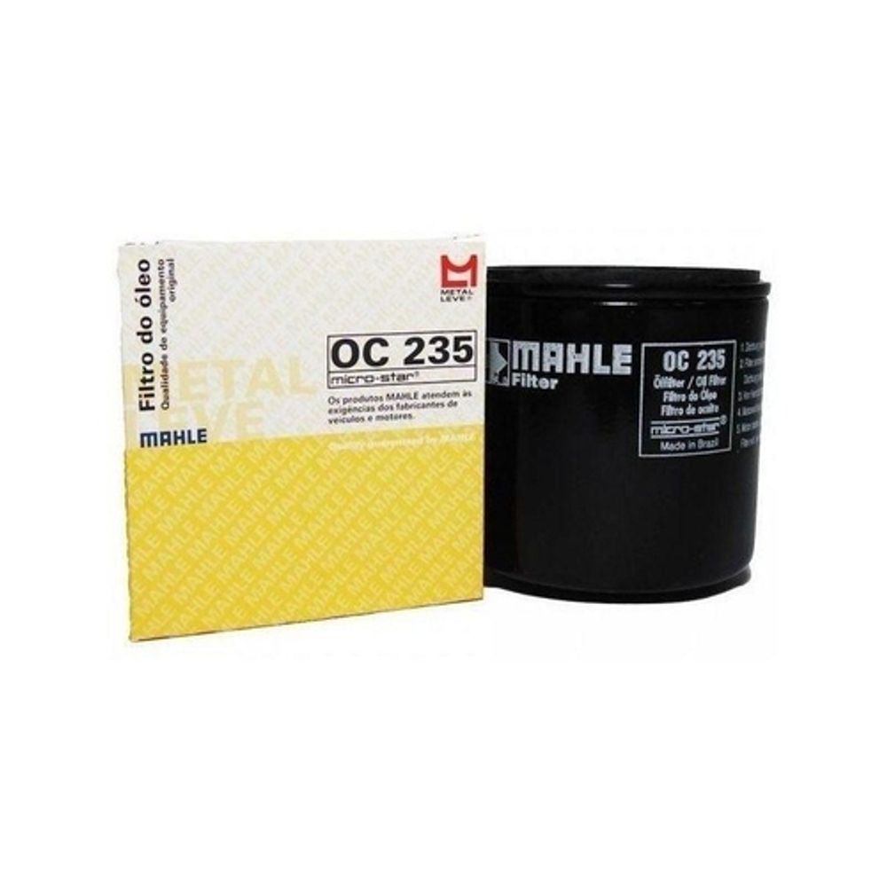 Filtro de Óleo Mahle OC235 Menor preço em Filtro de Óleo Mahle OC235