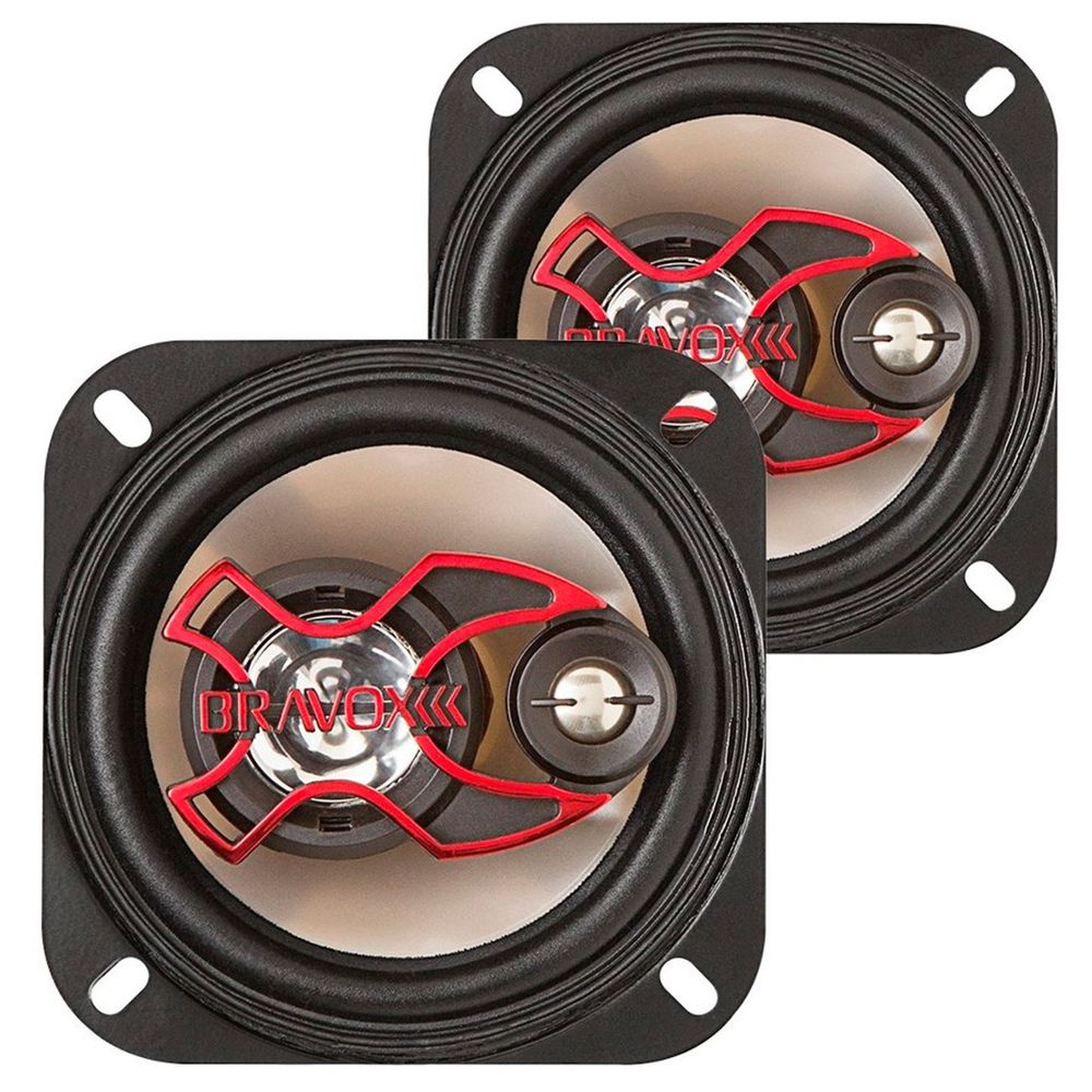 Par Alto Falante Bravox Triaxial B3X40X 4 Polegadas 80W RMS 4 Ohms Bobina Simples Menor preço em Par Alto Falante Bravox Triaxial B3X40X 4 Polegadas 80W RMS 4 Ohms Bobina Simples