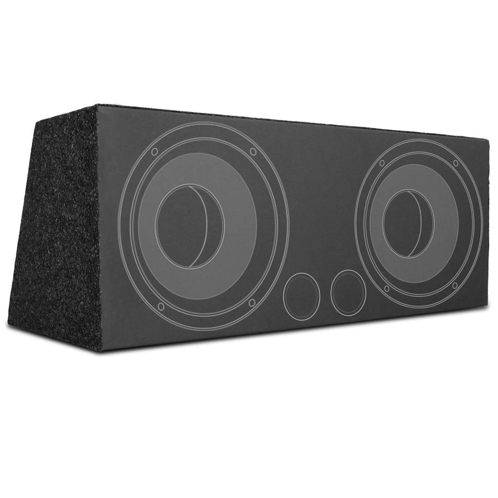 Caixa Som Trio Dutada para 2 Alto Falantes 12" 70 Litros Duto 3" Carpete Grafite Preto Menor preço em Caixa Som Trio Dutada para 2 Alto Falantes 12" 70 Litros Duto 3" Carpete Grafite Preto