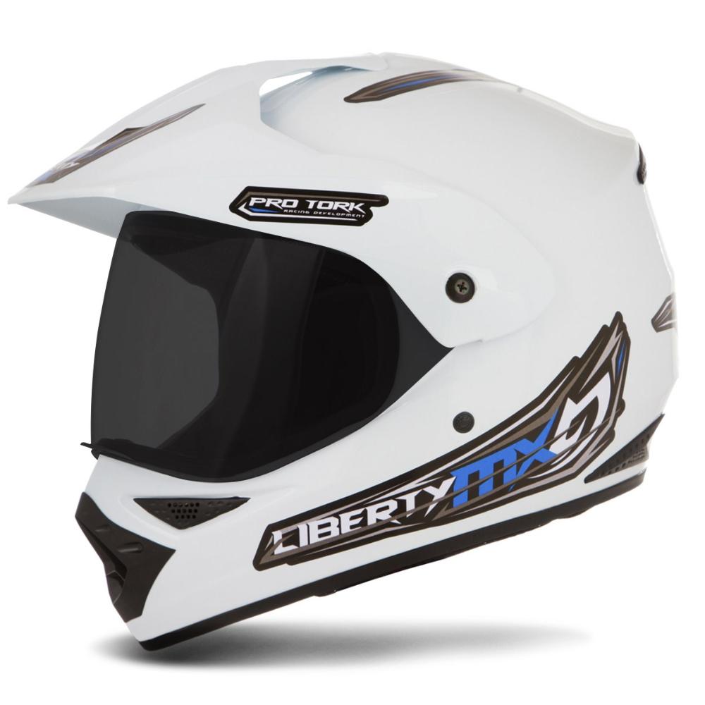 Capacete Moto Trilha Pro Tork MX Pro Vision Viseira Fumê é boa?