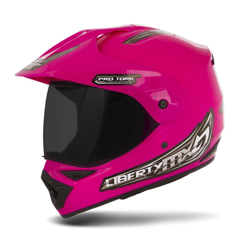 Capacete Moto Trilha Pro Tork MX Pro Vision Viseira Fumê Menor preço em Capacete Moto Trilha Pro Tork MX Pro Vision Viseira Fumê