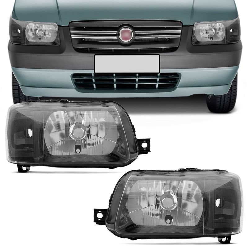 Faixas Lateral Fiat Uno Mille Way Economy 2 E 4 Portas Kit