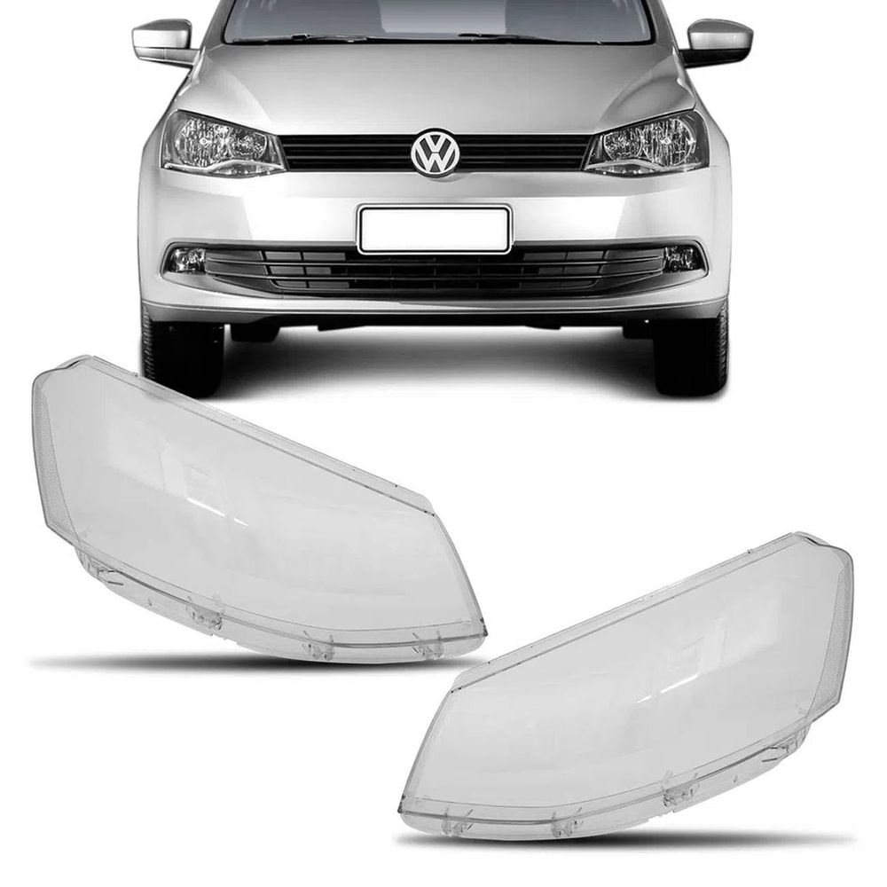 Lente Farol Gol Voyage Saveiro G6 2013 2014 2015 2016 Cristal Menor preço em Lente Farol Gol Voyage Saveiro G6 2013 2014 2015 2016 Cristal