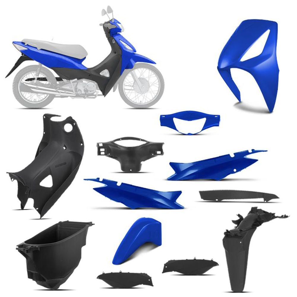 Kit Peças Plásticas Completo Biz 125 2006 Até 2010 Menor preço em Kit Peças Plásticas Completo Biz 125 2006 Até 2010