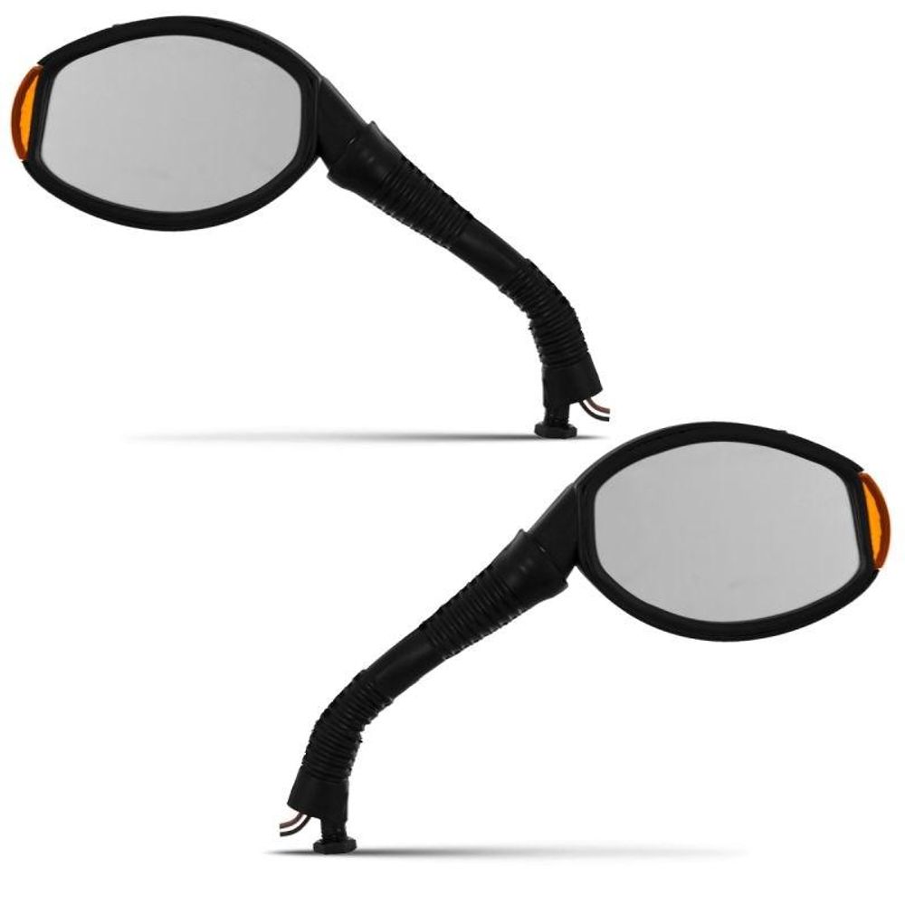 Retrovisor Esportivo C/ Pisca Universal Amarelo ( Par ) Menor preço em Retrovisor Esportivo C/ Pisca Universal Amarelo ( Par )