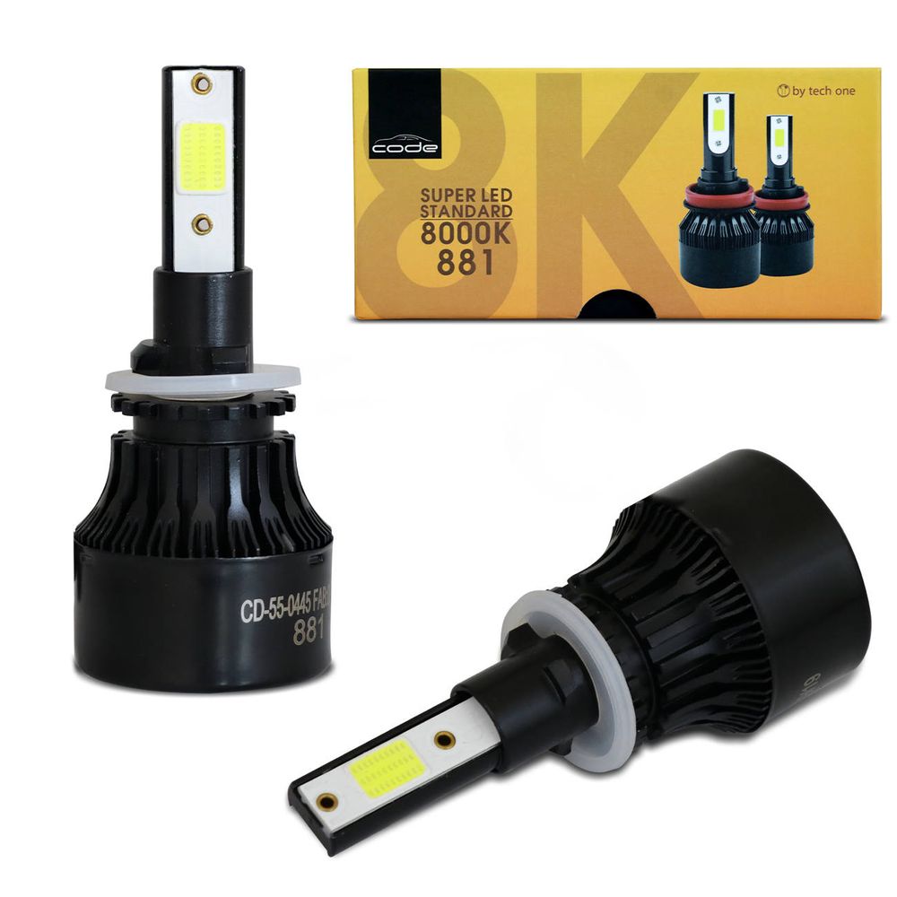 Lâmpada Automotiva Super LED Standard H1 H3 H4 H7 H8 H9 H11 Hb27 Hb3 Hb4 8000K 12V 37W Code Menor preço em Lâmpada Automotiva Super LED Standard H1 H3 H4 H7 H8 H9 H11 Hb27 Hb3 Hb4 8000K 12V 37W Code