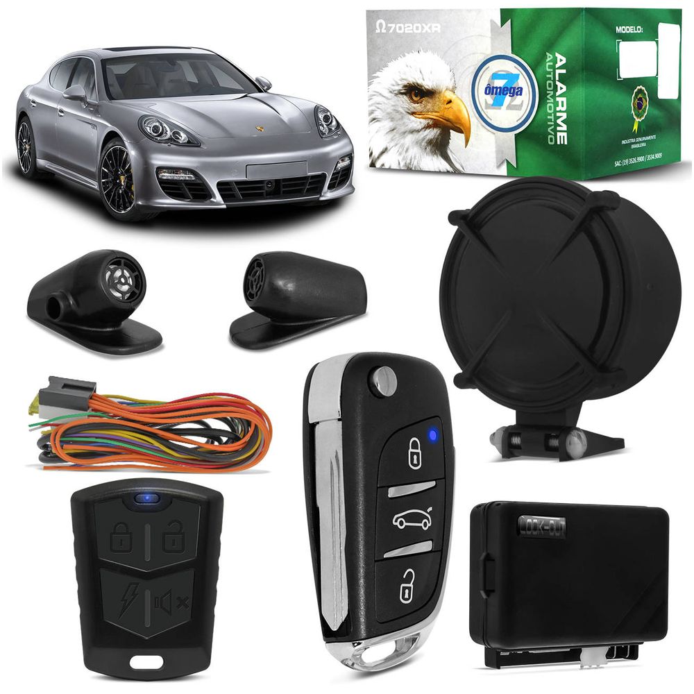 Alarme Automotivo Look Out 7020TXC Universal Função Pânico Rearme Automático Antifurto Completo Menor preço em Alarme Automotivo Look Out 7020TXC Universal Função Pânico Rearme Automático Antifurto Completo