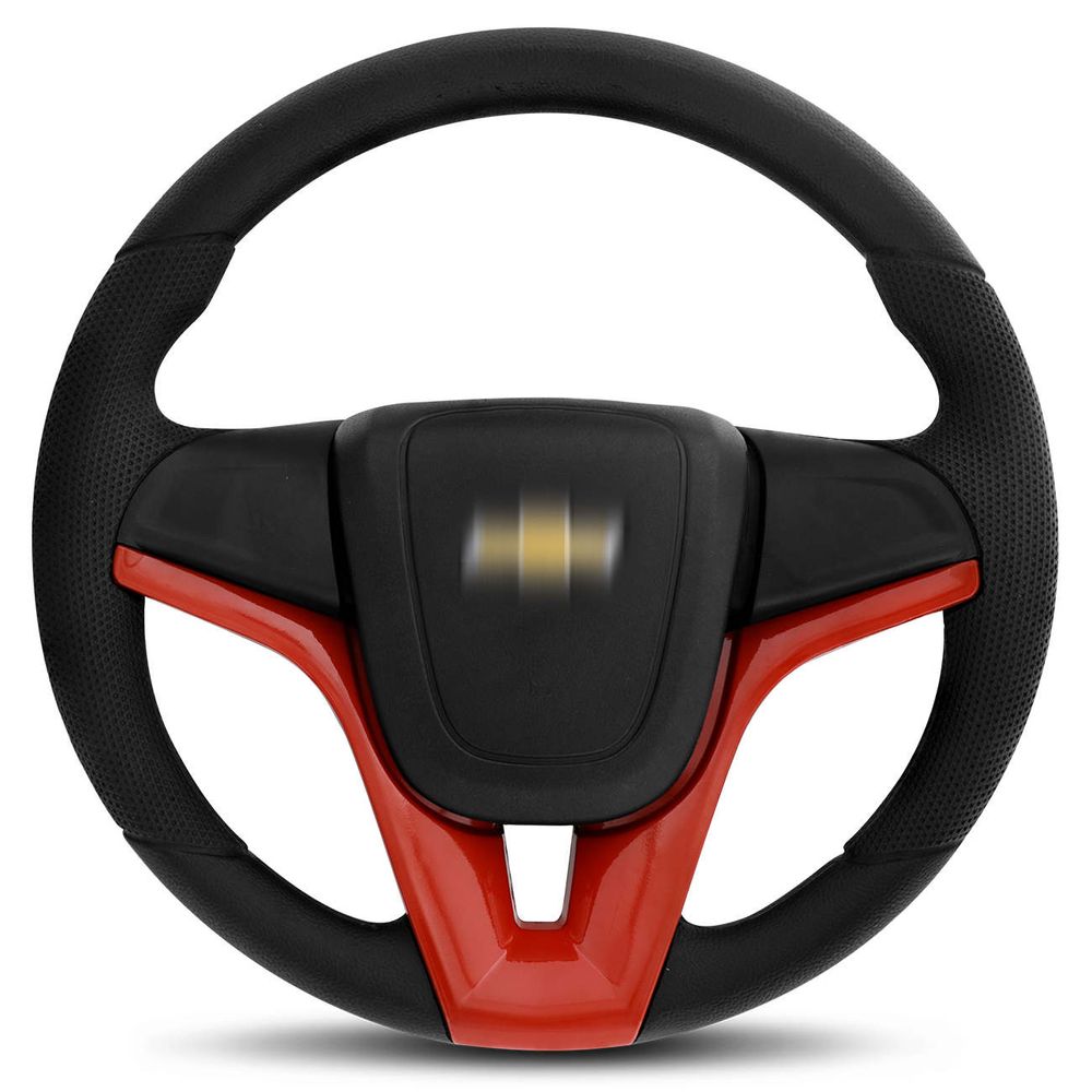 Volante Esportivo Cruze Celta Corsa Classic Monza Kadett Omega Prisma Ipanema D20 Cinza e Vermelho Menor preço em Volante Esportivo Cruze Celta Corsa Classic Monza Kadett Omega Prisma Ipanema D20 Cinza e Vermelho