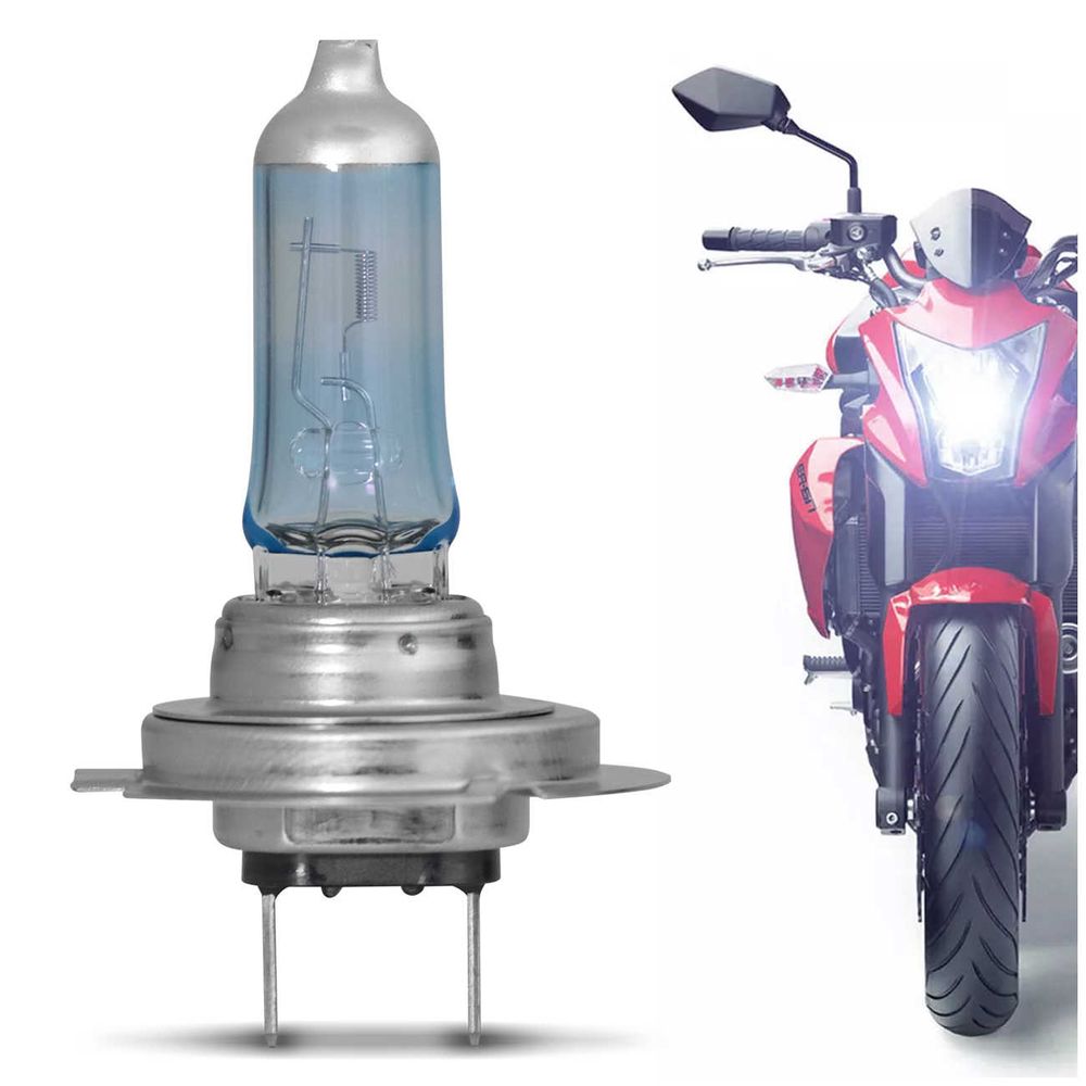 Lâmpada Philips Crystal Vision H7 4300K 4200 Lumens 12V 55W Efeito Xênon Menor preço em Lâmpada Philips Crystal Vision H7 4300K 4200 Lumens 12V 55W Efeito Xênon