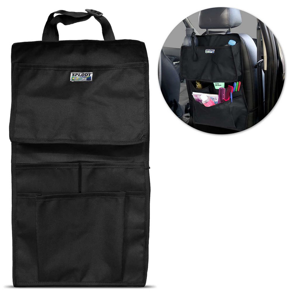 Bolsa Organizadora para Banco do Carona Encosto de Cabeça Porta Objetos Universal Preta splody Menor preço em Bolsa Organizadora para Banco do Carona Encosto de Cabeça Porta Objetos Universal Preta splody