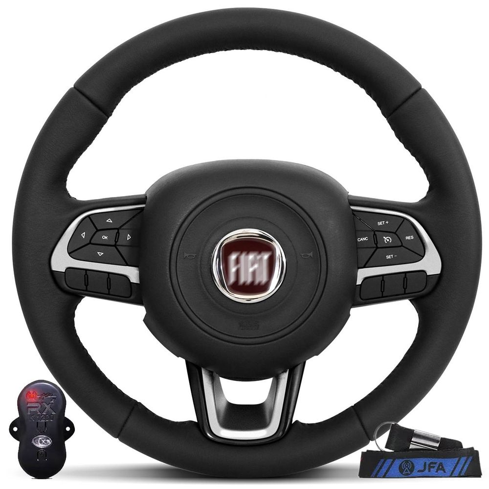 Volante Modelo Fiat Toro Para Palio Siena Strada Punto Stilo Uno Marea Brava Doblo Multifuncional Menor preço em Volante Modelo Fiat Toro Para Palio Siena Strada Punto Stilo Uno Marea Brava Doblo Multifuncional