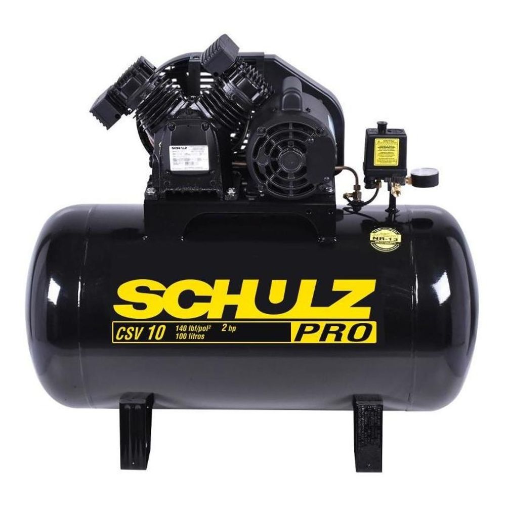 Compressor Ar 10pcm 110v 110lts Bp Mono Csv Pro Schulz Menor preço em Compressor Ar 10pcm 110v 110lts Bp Mono Csv Pro Schulz