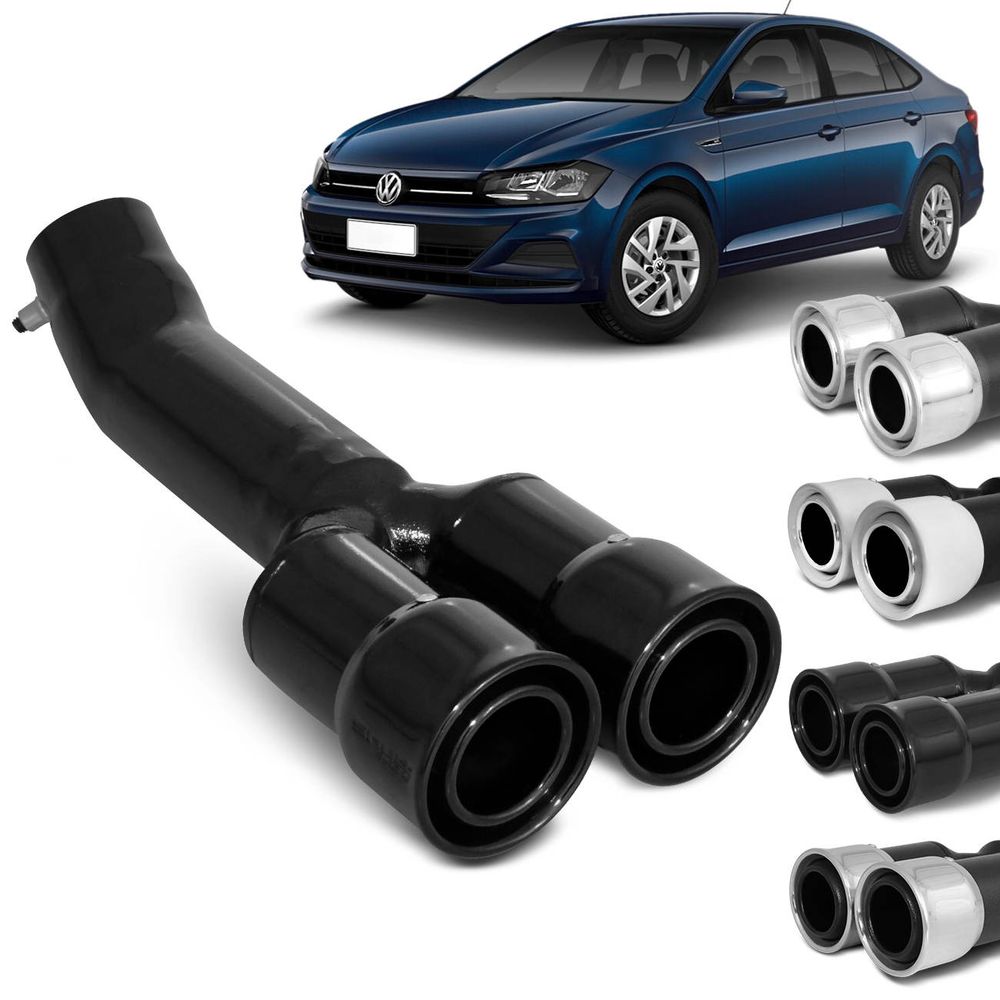 Ponteira de Escape Escapamento Esportiva Virtus 2018 2019 2020 Saída Dupla Evolution 2 Shutt Menor preço em Ponteira de Escape Escapamento Esportiva Virtus 2018 2019 2020 Saída Dupla Evolution 2 Shutt