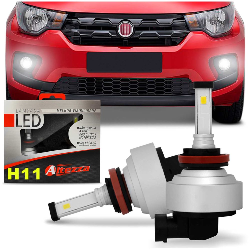 Par Lâmpada Farol de Milha Renault Logan 2008 2009 2010 2011 2012 2013 2014 LED H11 6500K 12V 30W Menor preço em Par Lâmpada Farol de Milha Renault Logan 2008 2009 2010 2011 2012 2013 2014 LED H11 6500K 12V 30W