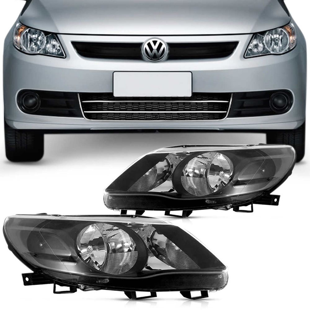 Farol Gol Saveiro Voyage G5 2009 2010 2011 2012 Fumê Escuro Foco Duplo Menor preço em Farol Gol Saveiro Voyage G5 2009 2010 2011 2012 Fumê Escuro Foco Duplo