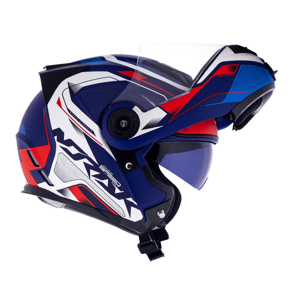 Capacete Norisk Route FF345 Speedmax Azul Fosco/Branco Menor preço em Capacete Norisk Route FF345 Speedmax Azul Fosco/Branco