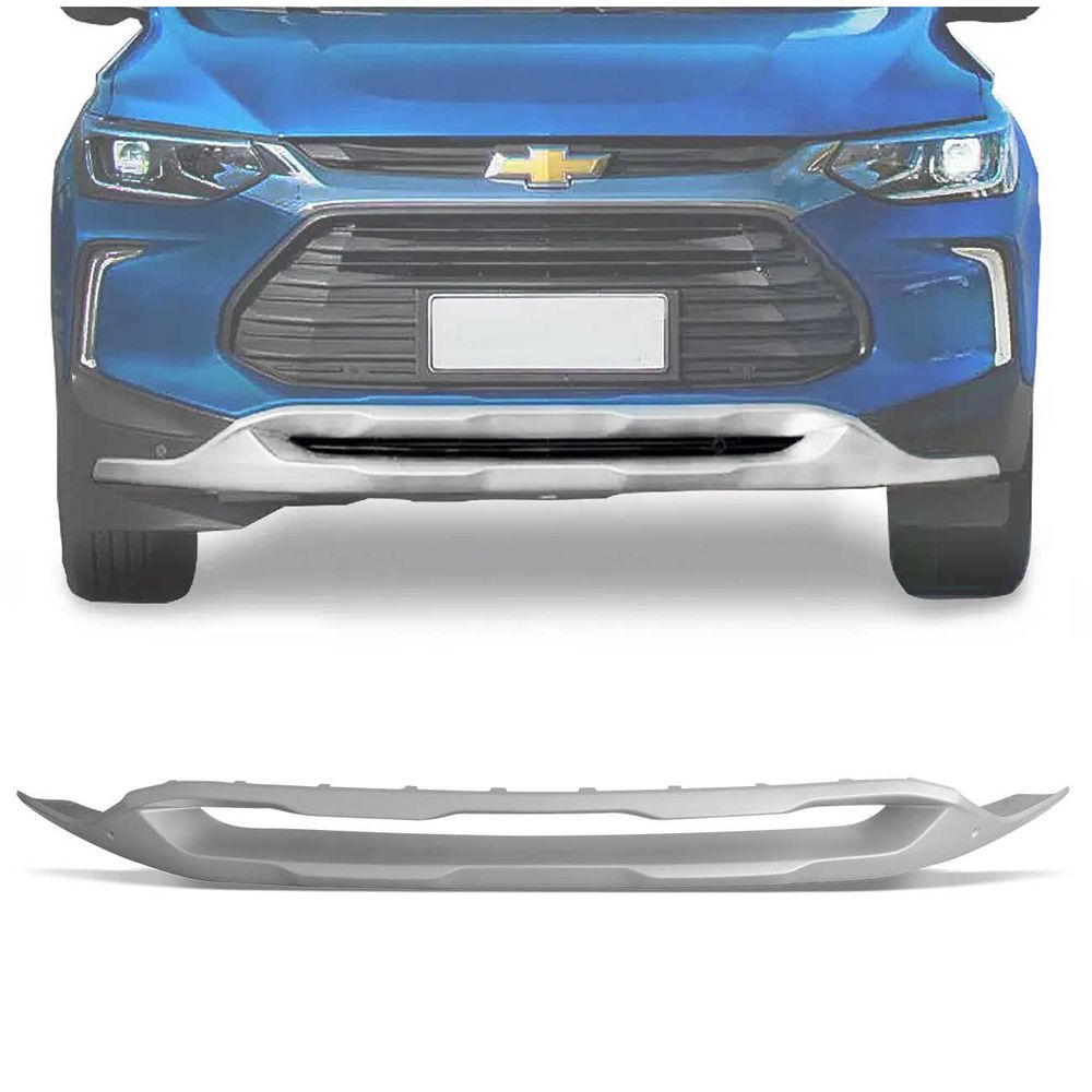 Aplique Protetor Parachoque Dianteiro Tracker 2020 2021 2022 2023 Prata Menor preço em Aplique Protetor Parachoque Dianteiro Tracker 2020 2021 2022 2023 Prata