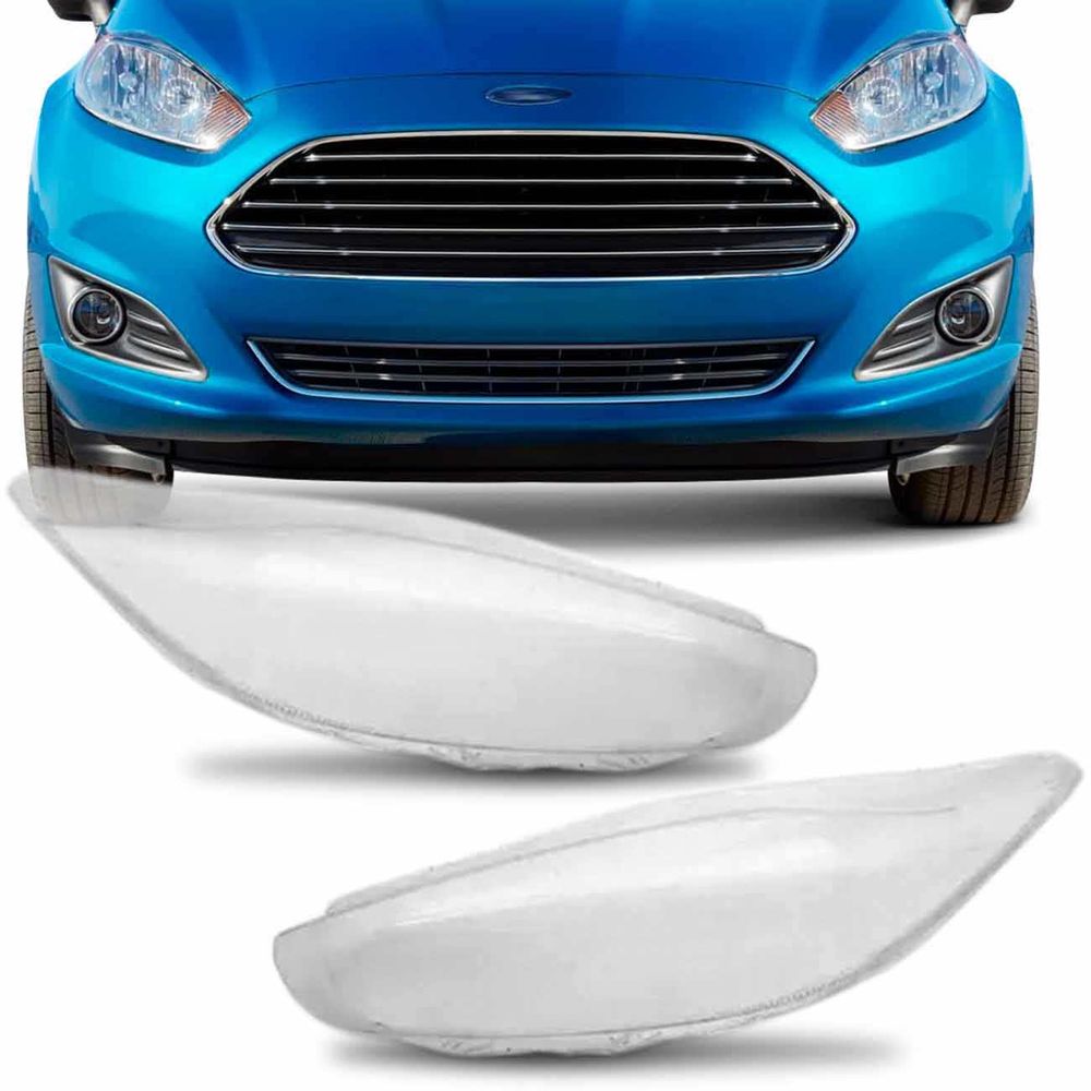 Par Lente Farol Ford New Fiesta Hatch 2013 a 2019 New Fiesta Sedan 2013 a 2017 Cristal Menor preço em Par Lente Farol Ford New Fiesta Hatch 2013 a 2019 New Fiesta Sedan 2013 a 2017 Cristal
