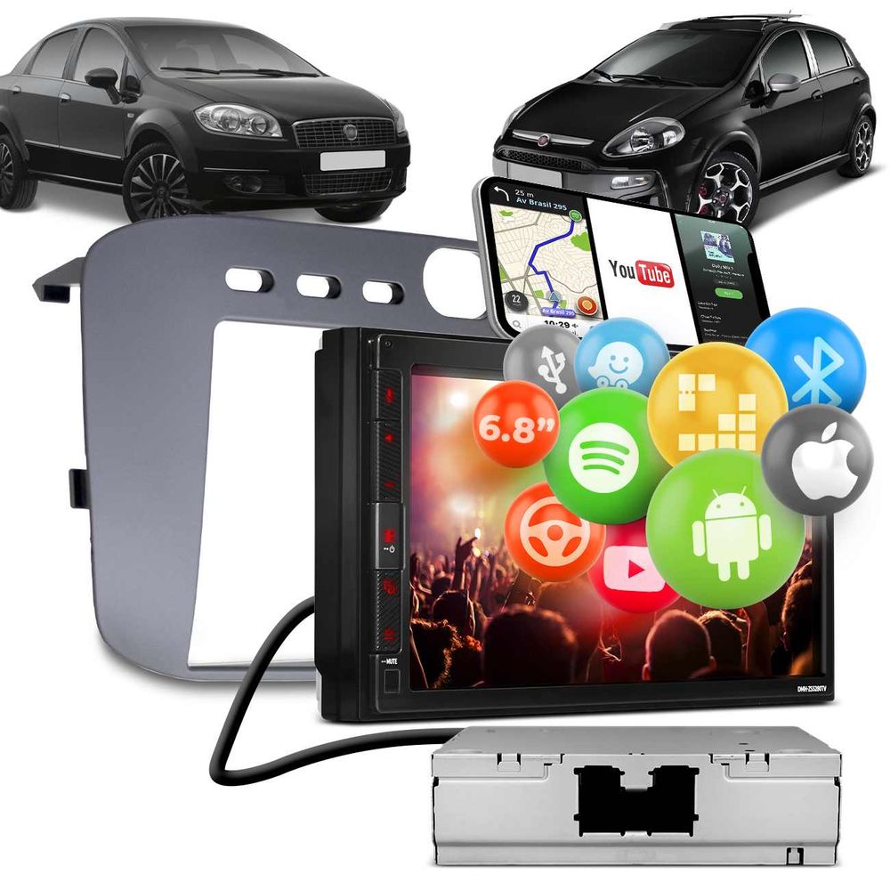 Central Multimídia Punto Linea 2013 2014 2015 2016 2017 Pioneer DMHZS5280TV Espelhamento Android iOS Menor preço em Central Multimídia Punto Linea 2013 2014 2015 2016 2017 Pioneer DMHZS5280TV Espelhamento Android iOS