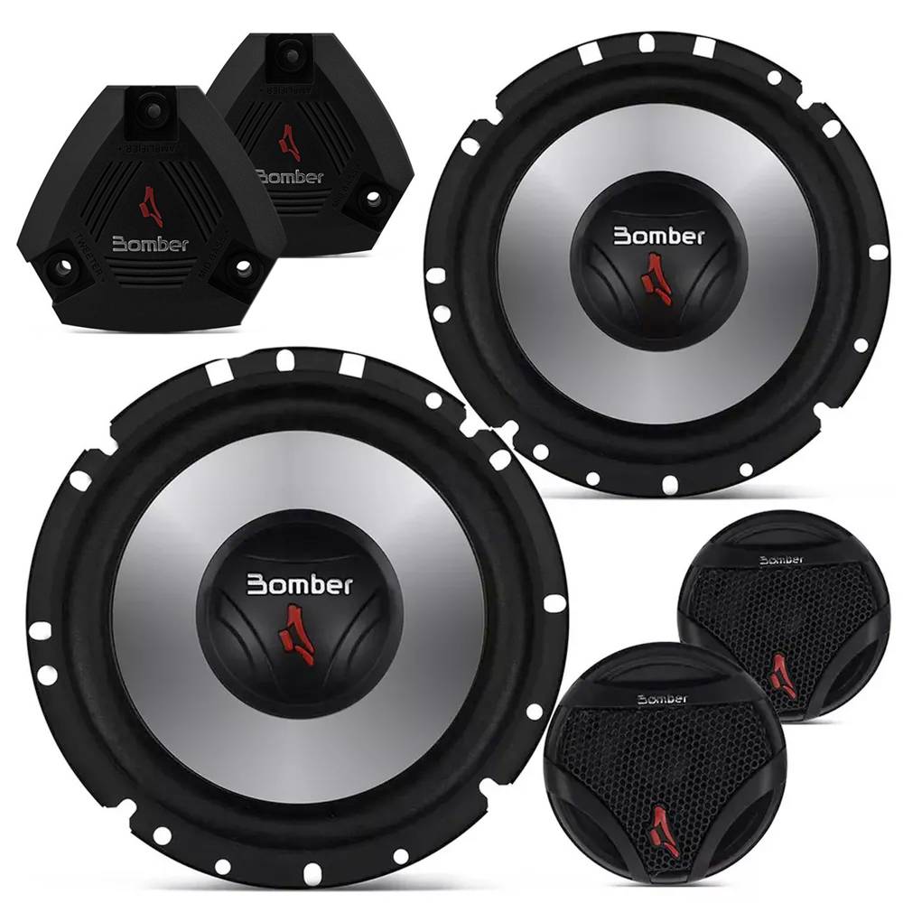 Kit 2 Vias Bomber Two Way Upgrade Alto Falante 6" 120W RMS Par + Tweeter 120W RMS Par + Crossovers é ruim? Kit 2 Vias Bomber Two Way Upgrade Alto Falante 6" 120W RMS Par + Tweeter 120W RMS Par + Crossovers é boa?