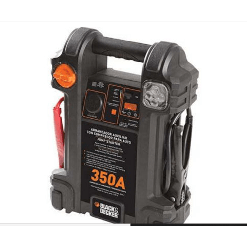 Auxiliar Partida 350a Amp Compressor Usb Led Integrado Black Decker JS350 Menor preço em Auxiliar Partida 350a Amp Compressor Usb Led Integrado Black Decker JS350