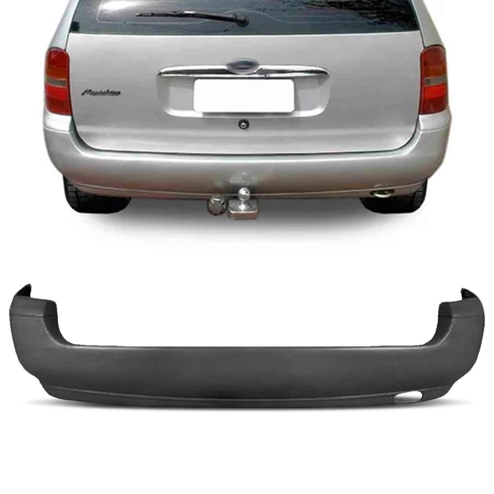 Parachoque Traseiro Ford Mondeo Wagon 93 94 95 96 Preto Liso Menor preço em Parachoque Traseiro Ford Mondeo Wagon 93 94 95 96 Preto Liso