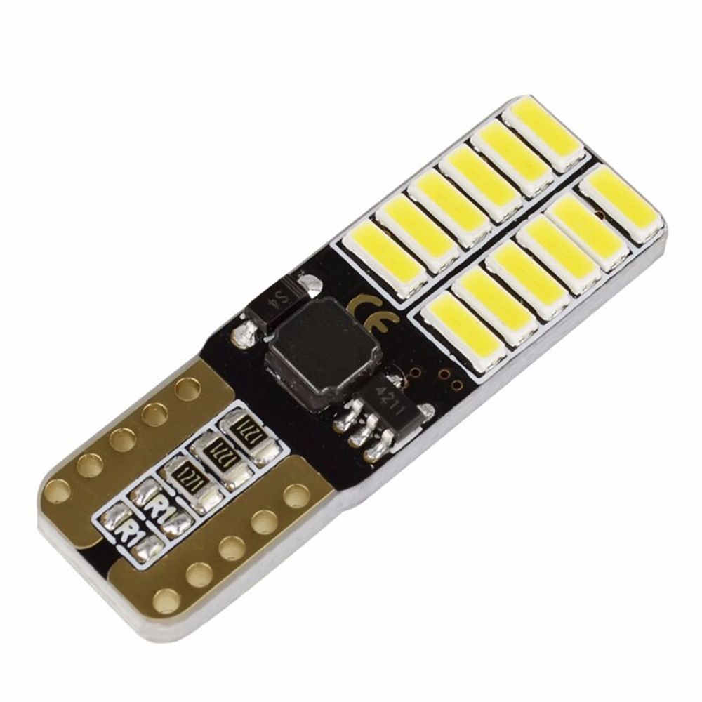 Lâmpada LED Pingo T10 24 Leds Canbus 12V Branca Menor preço em Lâmpada LED Pingo T10 24 Leds Canbus 12V Branca