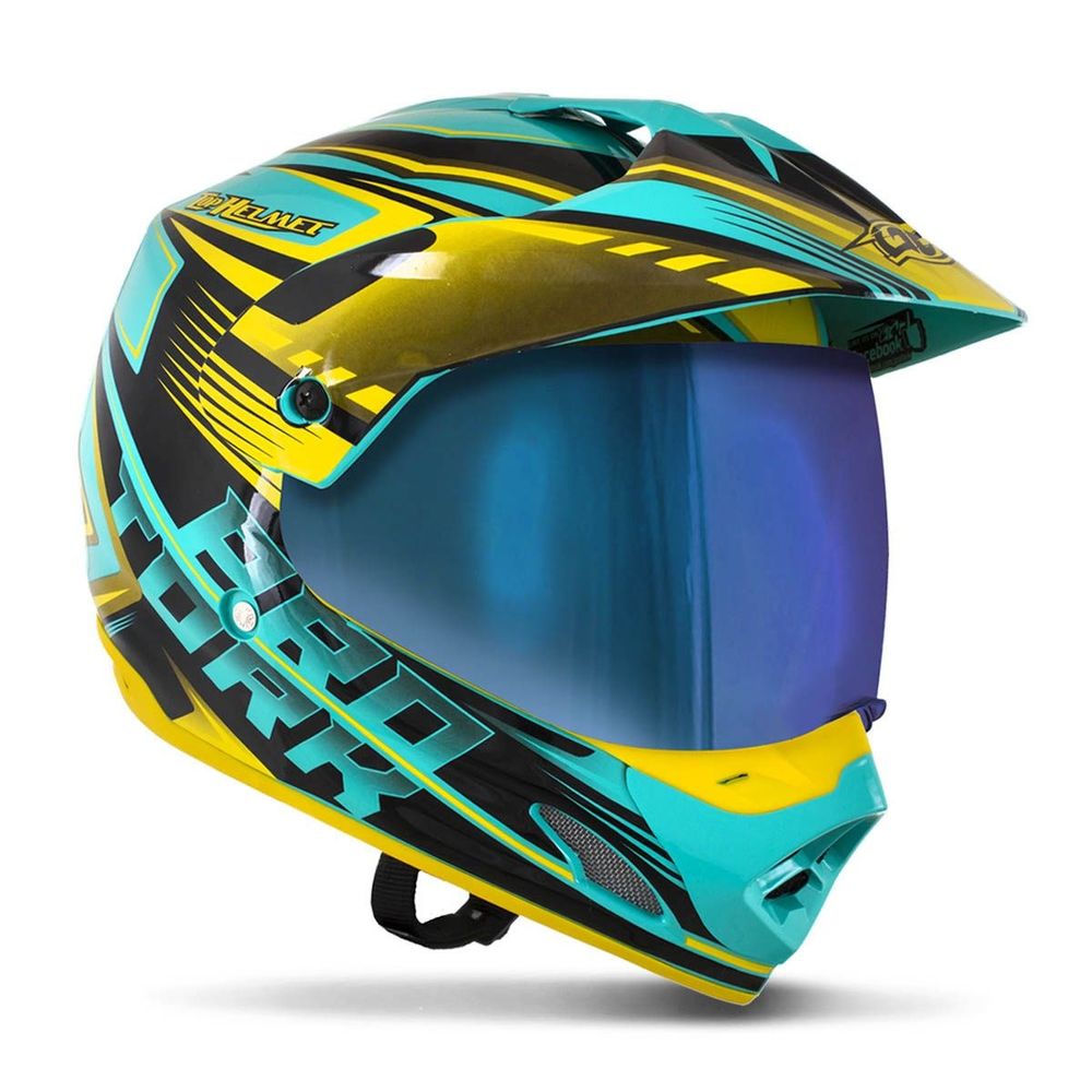 Capacete Motocross Pro Tork TH1 Vision Adventure Viseira Camaleão Menor preço em Capacete Motocross Pro Tork TH1 Vision Adventure Viseira Camaleão