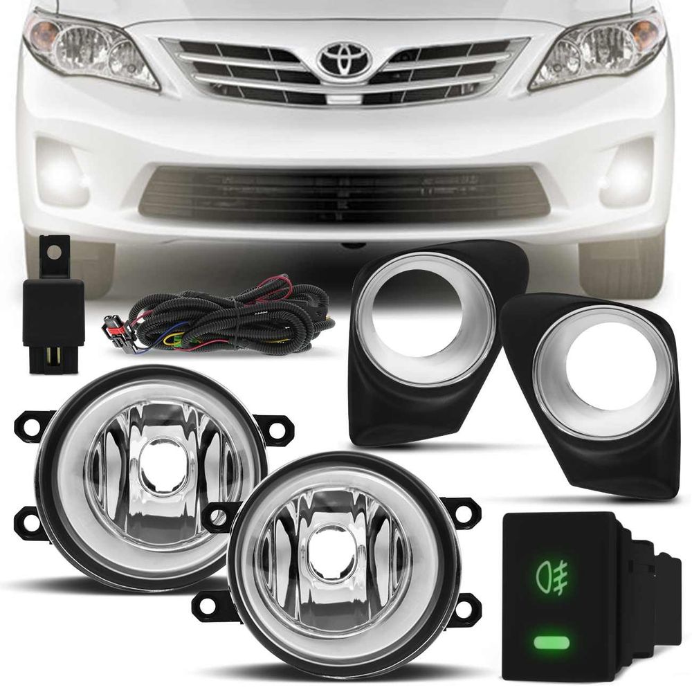Kit Farol Milha Corolla 2012 2013 2014 Auxiliar Neblina Menor preço em Kit Farol Milha Corolla 2012 2013 2014 Auxiliar Neblina