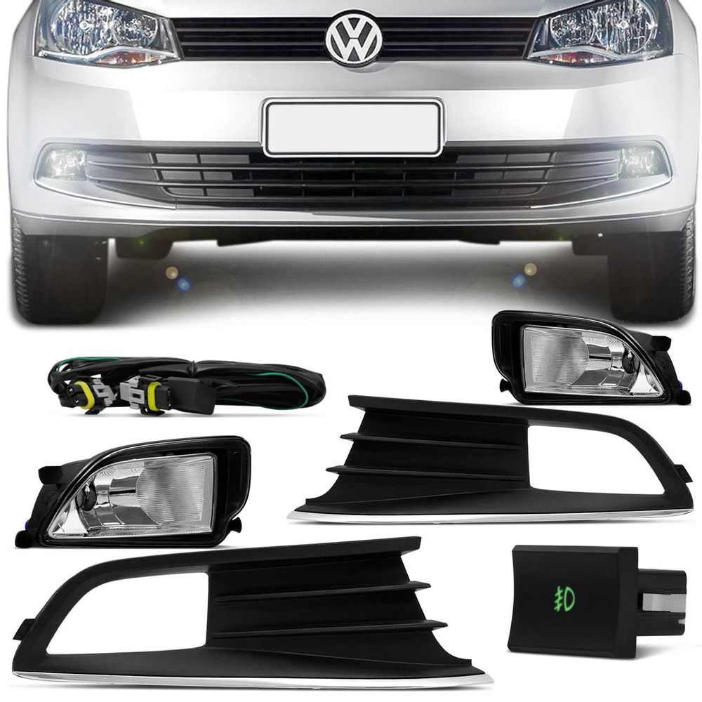 Kit Farol Milha Gol G6 2013 2014 2015 2016 Auxiliar Neblina Menor preço em Kit Farol Milha Gol G6 2013 2014 2015 2016 Auxiliar Neblina