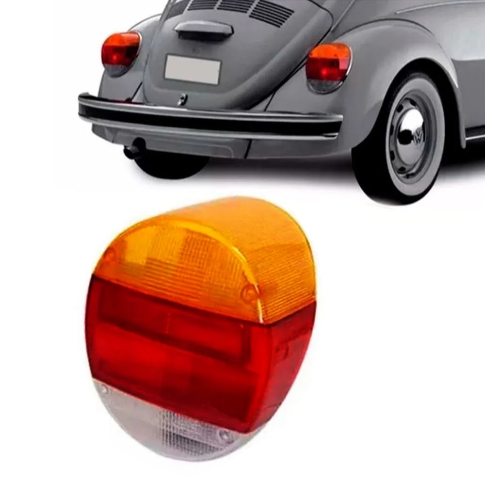 Lente para Lanterna Traseira Fusca FAFA Ambar Menor preço em Lente para Lanterna Traseira Fusca FAFA Ambar