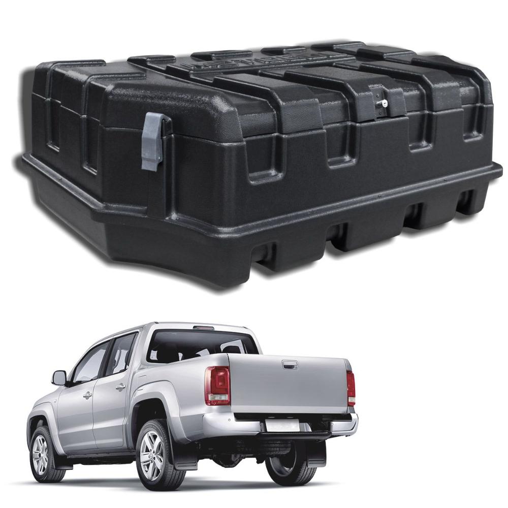 Maleiro Bau De Caçamba Pick Up Caixa 300 Litros Motobul Menor preço em Maleiro Bau De Caçamba Pick Up Caixa 300 Litros Motobul