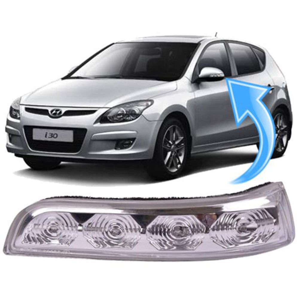 Pisca Seta Retrovisor Hyundai I30 2.0 16V De 2008 À 2012 - Ld Esquerdo Menor preço em Pisca Seta Retrovisor Hyundai I30 2.0 16V De 2008 À 2012 - Ld Esquerdo